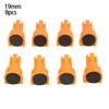 Extra Stability And Grip Woodworking Tool Anti-Slip Bench Dogs Non-slip EVA Rubber Removable Padded Bench Brakes