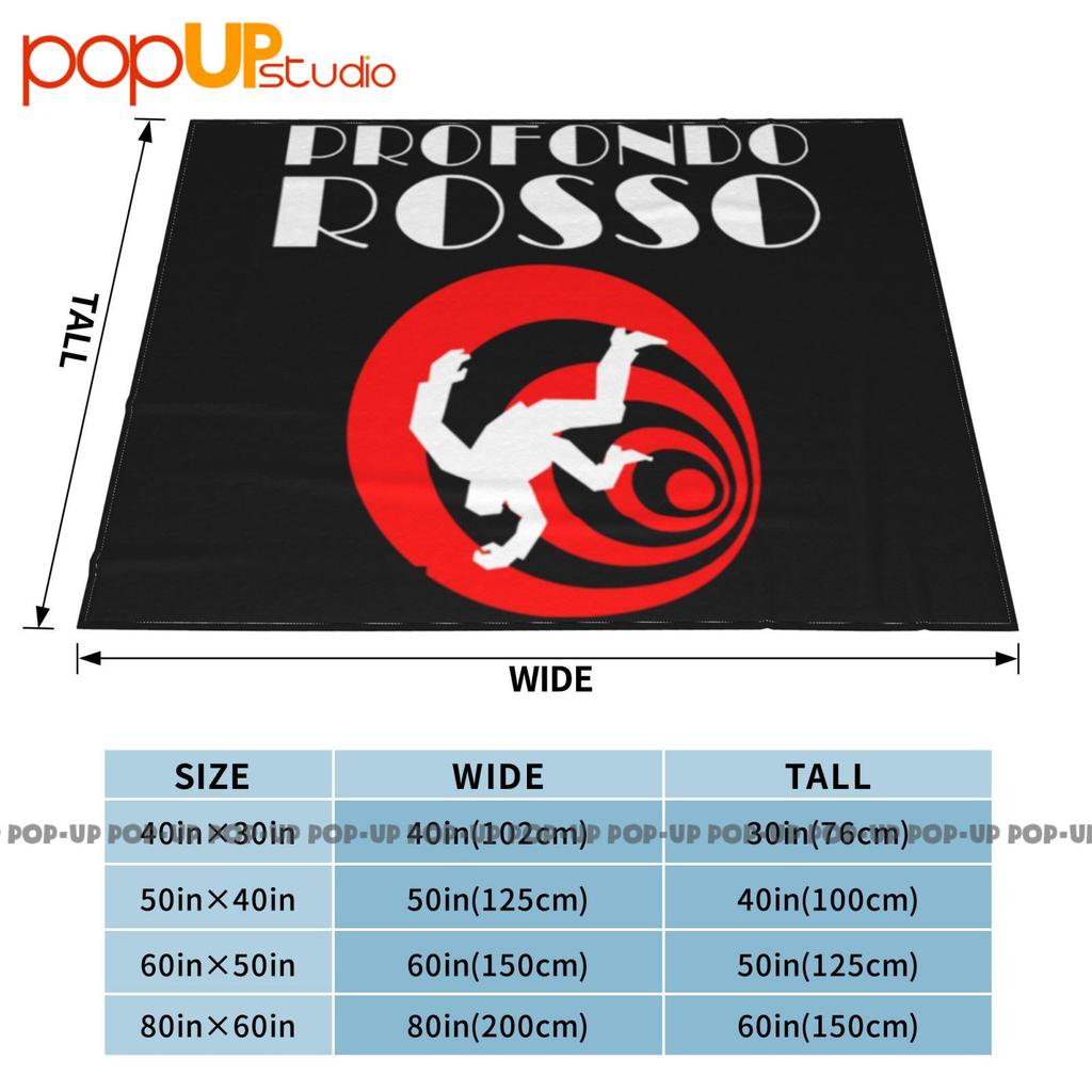 Profndo Rosso Deep Red Logo Horror Movie Ultra-Soft Blanket Quilt Winter Sofa Cover Bed Covers