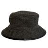 Hermes Bucket Hat Hat Wool Hat Brown Wool Used