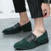 Britain Trend New Mixed Color Patchwork Tassels Patent Leather Shoes For Men Monk Strap Wedding Casual Formal Dress Footwear