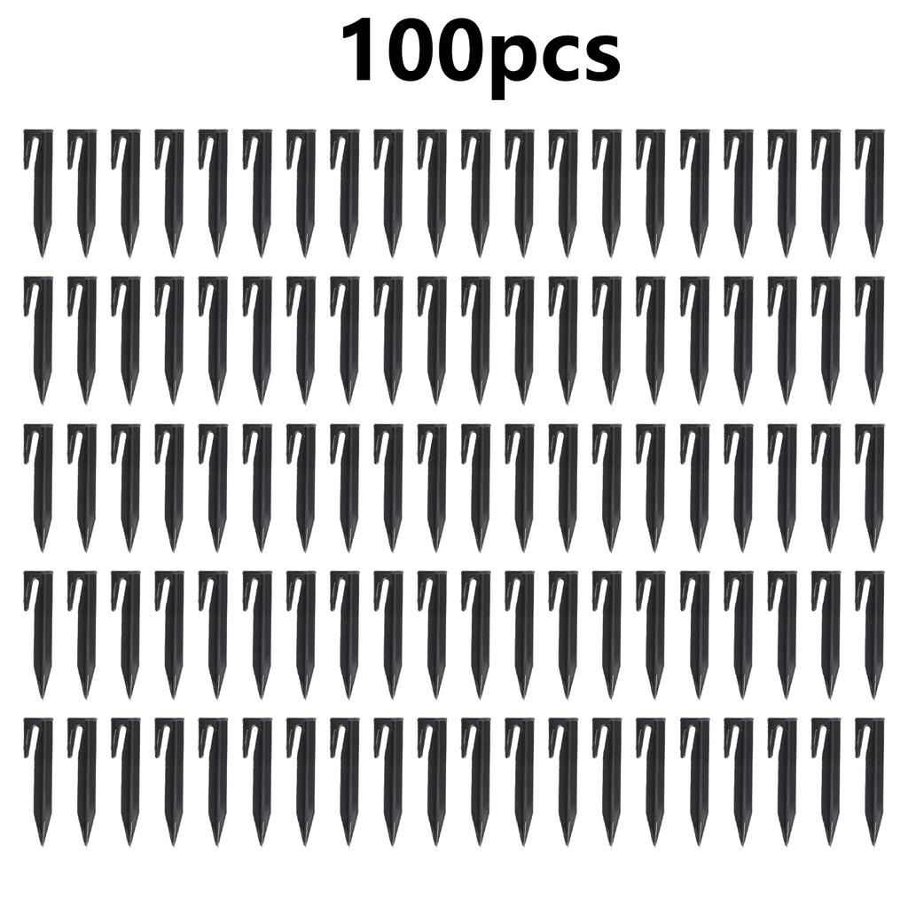 100pcs Lawn Mower Peg Boundary Nail Ground Spikes Fixing Pins For Securely Anchoring Robot Mower Lawn Mower Accessories