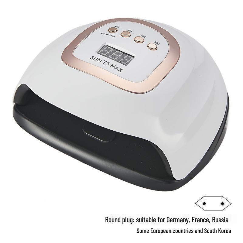 220W Dual-Light UV Nail Art Phototherapy Lamp - Quick-Dry, Wearable Nail Machine