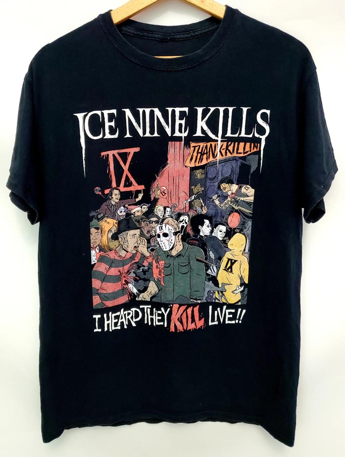 

Ice Nine Kills i heard the kill live 100% Cotton T-shirt Mens Tees Top S to 5XL 2F1476 L
