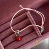 Christmas Apple Pendant Charm Bracelet Adjustable Bracelet For Women Girl  Year Party Jewelry Gift