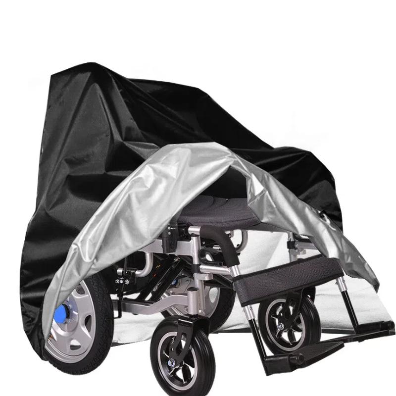 Elderly Mobility Scooter Electric Wheelchair Dust Cover 210 Oxford Cloth Outdoor Waterproof Cover Sunscreen Cover