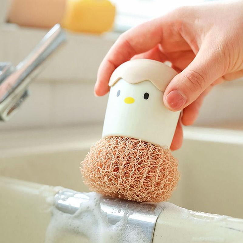 Eggshell Cleaning Brushes PET Creative Household Multi-function Cleaning Supplies Durable Fashion Cute Decontaminate Kitchen