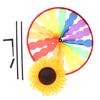 Yard Garden Outdoor Decor Sunflower Windmill Whirling Wind Spinner Kids Toy