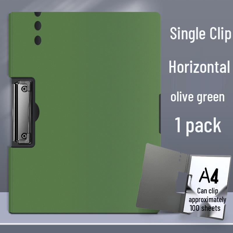 Foldable A4 Clipboard File Folder with Thickened Multi-functional Storage