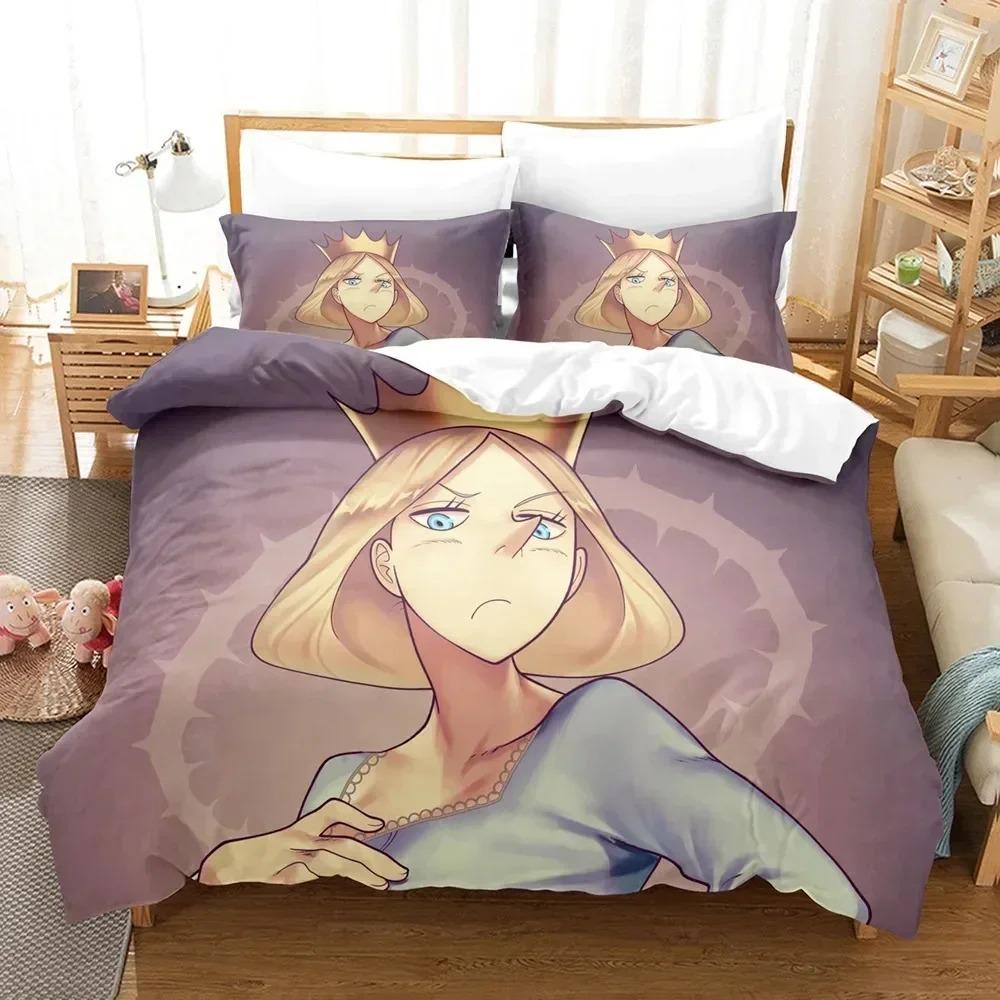 Neues 3D-Druck Anime Ranking of kings Bettwäsche-Set Doppel Twin King Bettbezug Steppdecke Kissenbezug Jungen Mädchen Erwachsene Schlafzimmer
