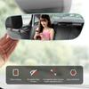 Automotive Frameless Interior Mirror with Wide Angle Curved Surfaces & Scratch Resistant Glass Coating for Vehicles