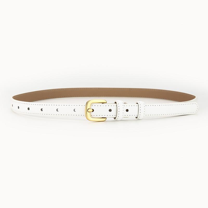 Versatile Women's Thin Fashion Belt for Jeans, Coats, Dresses, and Korean Pants.