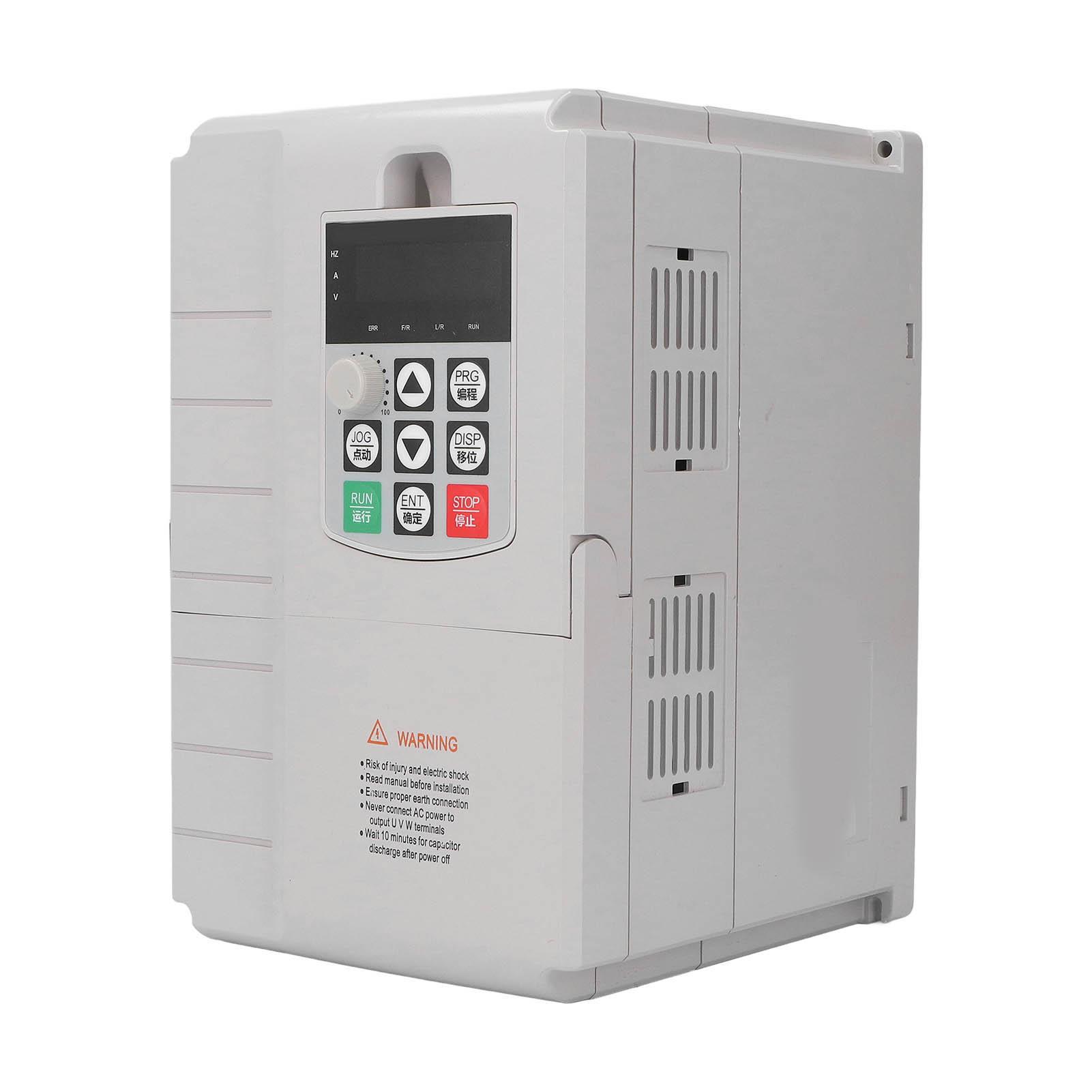 

Variable Frequency Drive Universal VFD Single to 3 Phase 220V to 380V Governor 4KW 6HP AC 20A