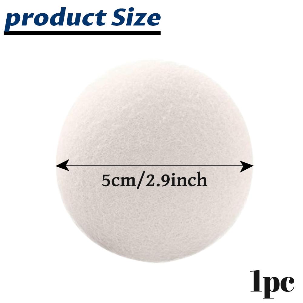 

Wool Dryer Balls Natural Fabric Softener Reusable Antistatic Softener Laundry Ball Home Washing Machine Accessories