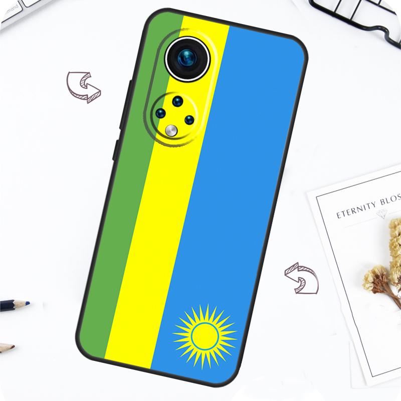 

Чехол с гербом и флагом Руанды для Honor Magic 7 Pro 5 6 Lite Honor 200 Pro 50 70 90 X8b X9a X8a X8 X9 X9c X9b Honor X9 4G