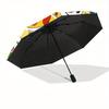 1pc Pokemon Automatic Umbrella Durable Iron Frame & Plastic Handle, Gift for Men & Women, Sturdy Construction, Playful Design Yy250826161