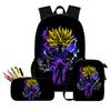 Primary And Secondary School Students Dragonball Schoolbag Three-Piece Cartoon Animation Backpack