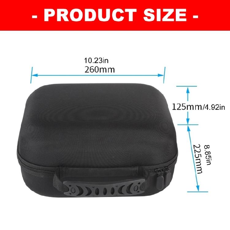 Multifunctional Headphone Carrying Box Scratch Resistant Lining Gaming Accessory Storage Organiser for ATH-R70X