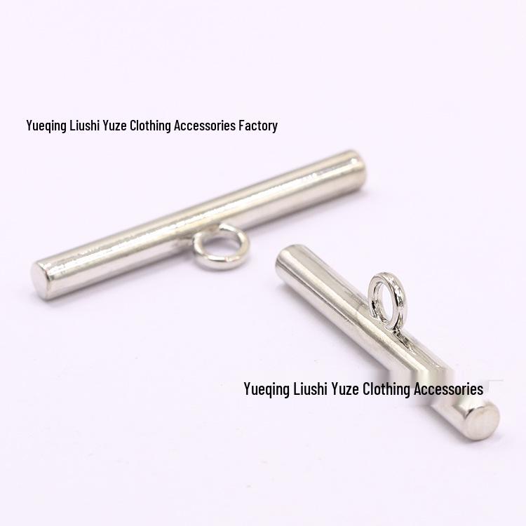 Metal High-Leg Buckle Decorative Alloy Suit Button with Hand-Sewn Design