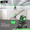Compact Green Light Infrared Level with Auto-Levelling Crosshair