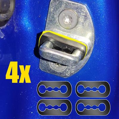 4Pcs Car Door Lock Sound Deadener Damper Buffer For Lada Vesta 2015 2016 2017 2018 2019 2020 2021 2022 2023 Reduce the Noise