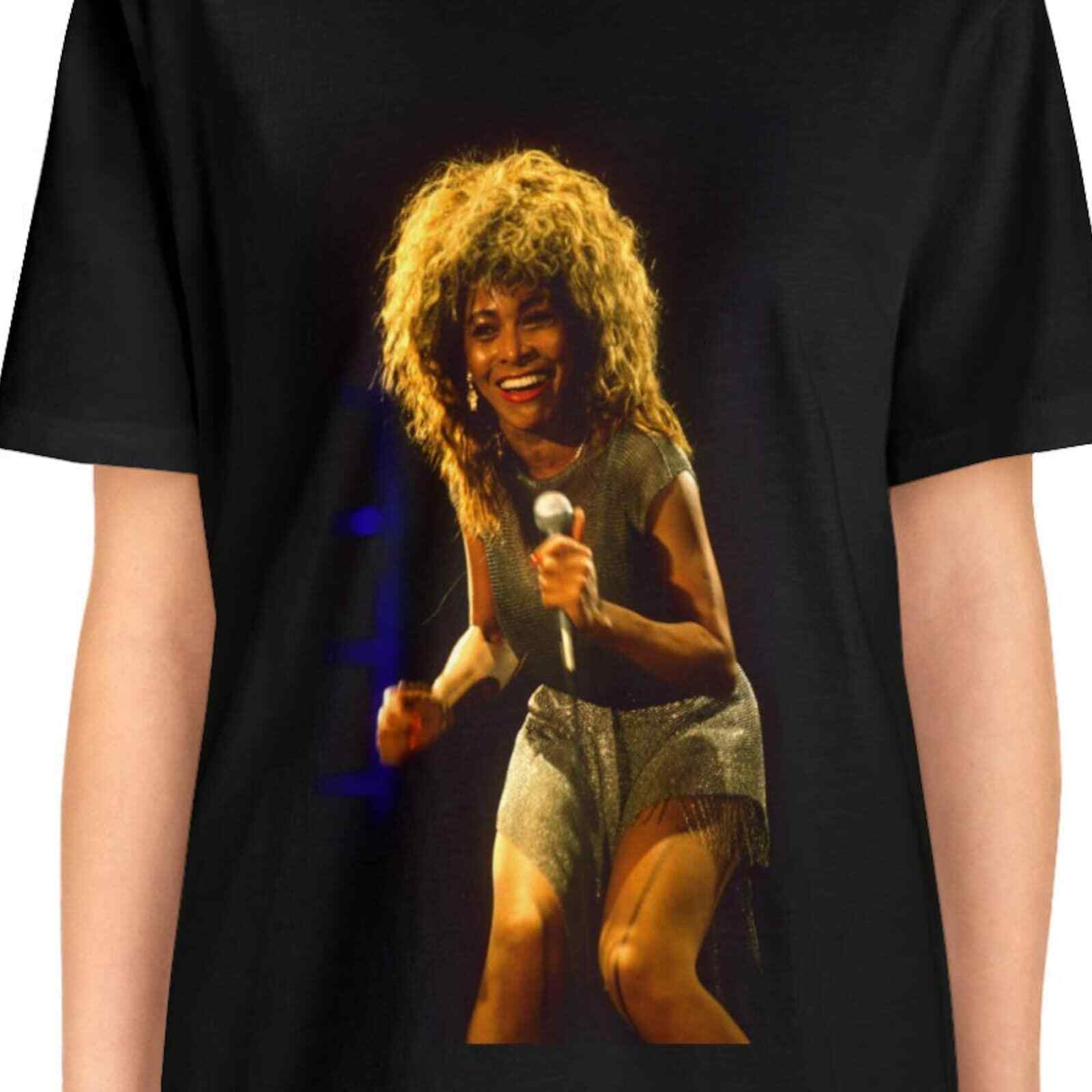 TINA TURNER T-shirt Tshirt T-shirt Tee Shirt Retro 1980s Style Band Tee Unisex V S