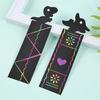Colorful Scratch Painting Bookmark Animal Unicorn Dinosaur Pattern DIY Puzzle Early Education Children Kids Birthday Gift JXB