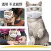 Transparent Pet Cat Eye Mask, Anti-bite Cleaning Face Shield, Breathable with Open Field of Vision, Pet Anti-bite Head Cover
