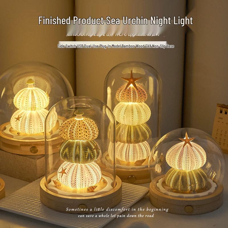 Sea Urchin Night Light Glass Cover DIY Kit – Team Building Souvenir or Birthday Gift