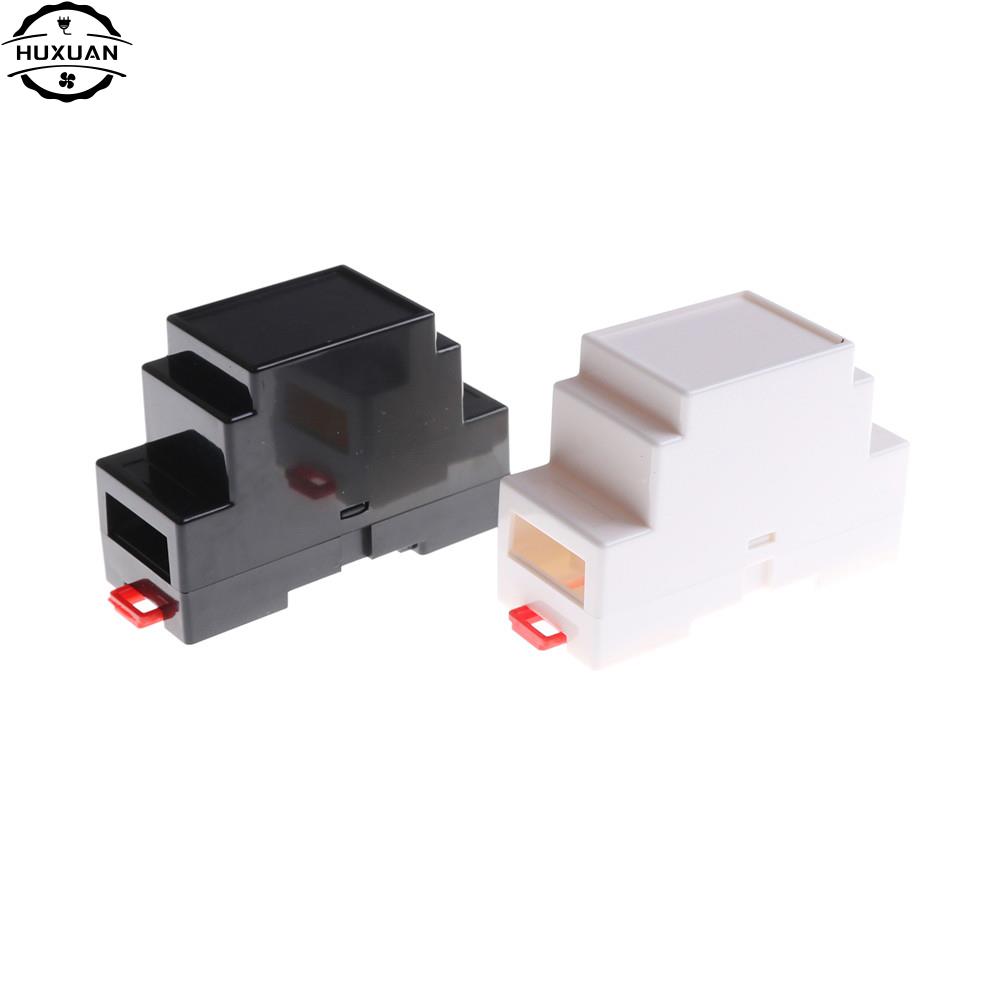 1pc 88x37x59mm Plastic Electronics Box Project Case DIN Rail PLC Junction Box