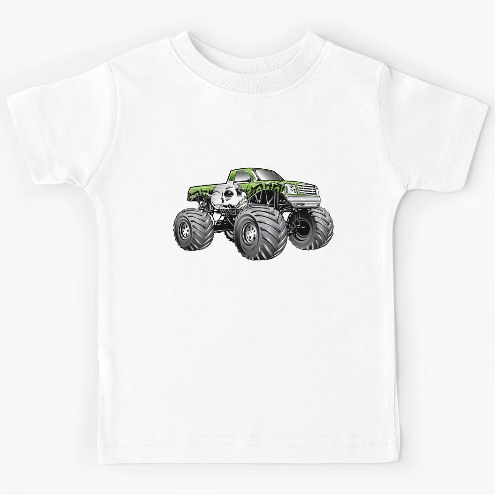 Monster Truck Wicked Skull Kids T-Shirt 140