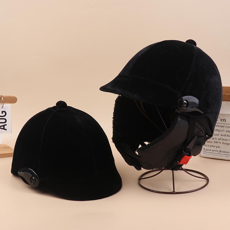 Horse Riding Helmet Professional Unisex Classic Horse Riding Cap Protective Gear Outdoor Adjustable Sports Equestrian Hat Cap