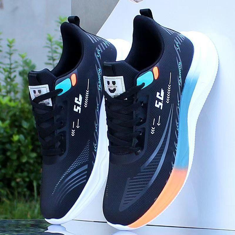 2025 mesh ultra-light sports shoes large size casual shoes silk mesh breathable non-slip youth soft-soled men's shoes running shoes