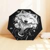 1pc Wolf Moon Themed Umbrella for Men & Women, Valentine's Day Christmas Decorative Umbrell080