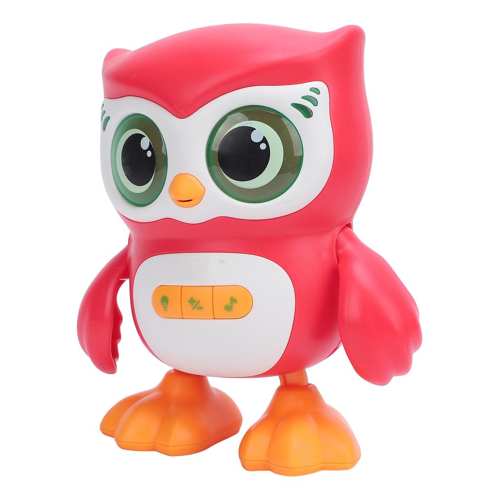 Jucărie Bufniță Electronică Inteligentă Dansatoare Cântătoare Educativă Drăguță Jucărie Bufniță pentru Bebeluși Roșu