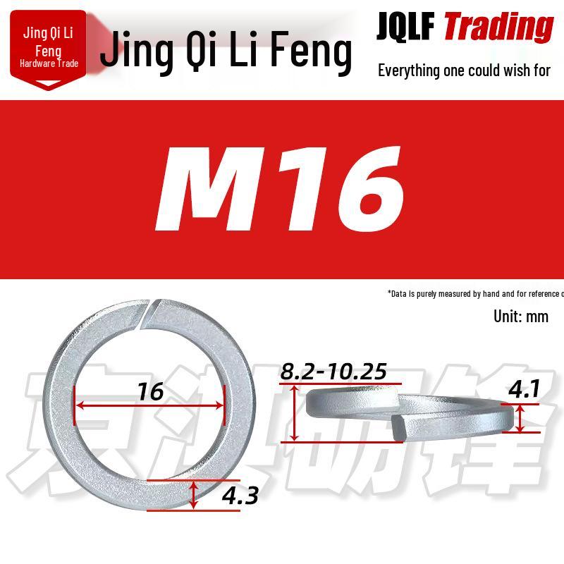 4.8 Grade M8-M36 Hot-Dip Galvanized Open Spring Washer