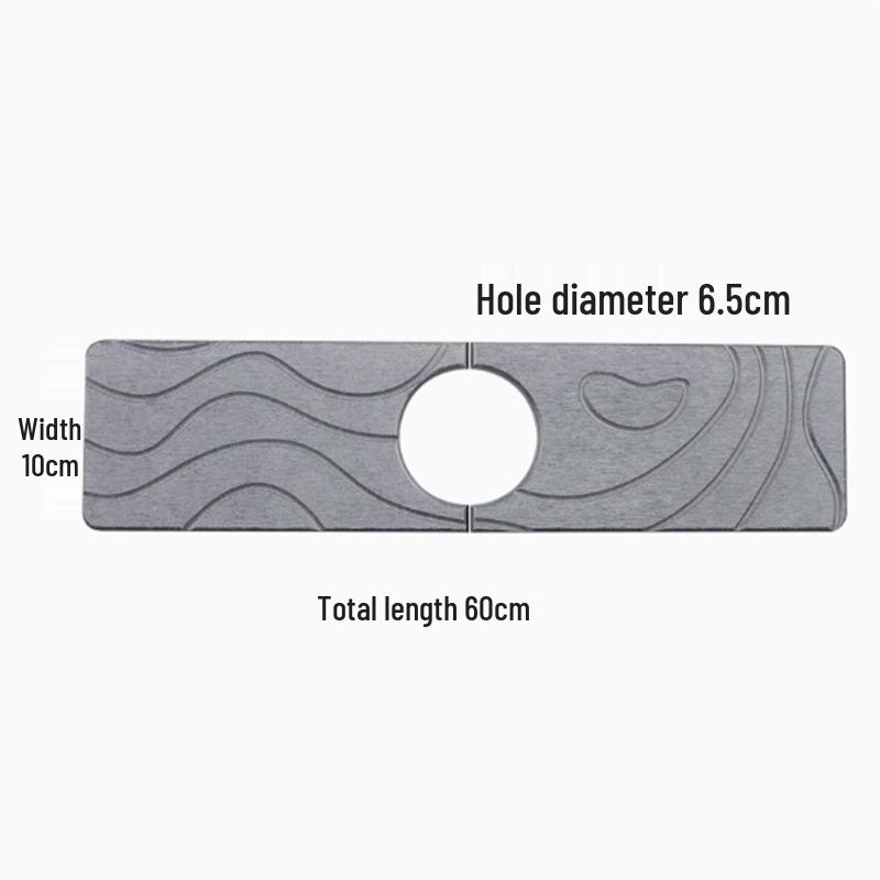 Diatomeeën Modder Absorberend Matje - Sneldrogende Kraan & Spoelbak Mat voor Keuken/Badkamer
