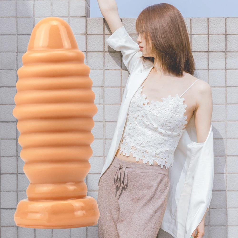 MoDi Soft Anal Plug Dildos Stimulate Vagina and Anus Big Butt Plug Anal Dilator Sex Toys for Women and Men