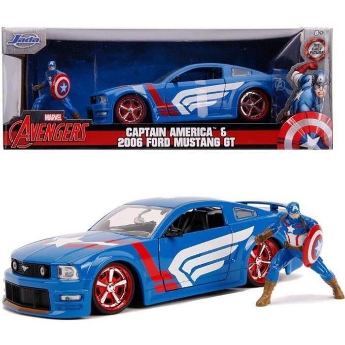 Voiture Ford Mustang GT Captain America - JADA TOYS