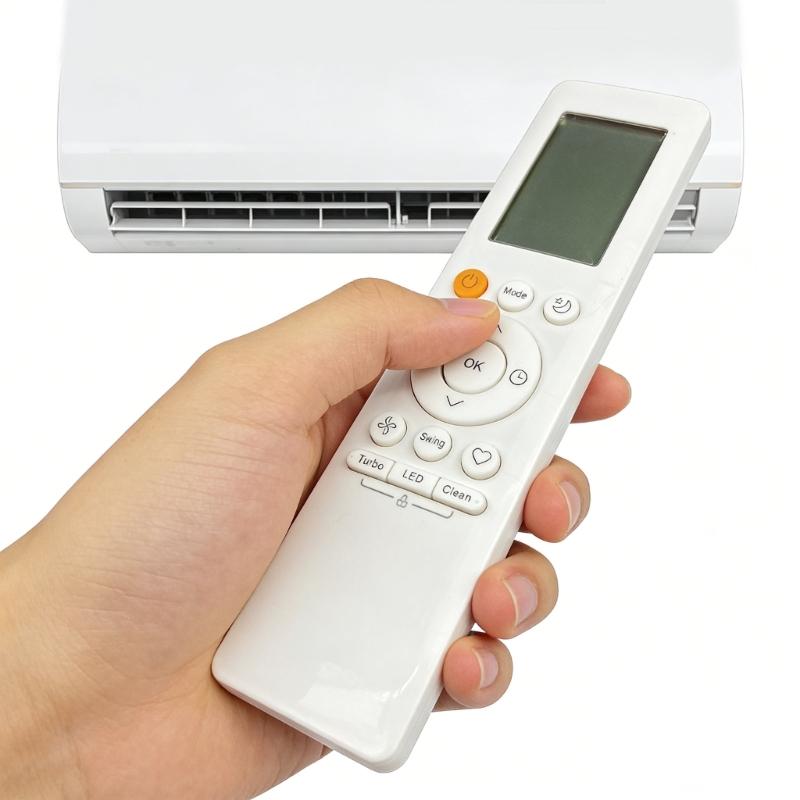 Intelligent Remote Control for RG10B(B) BGEF Air Conditioner Units with Energy Saving Mode Reducing Battery Consumption