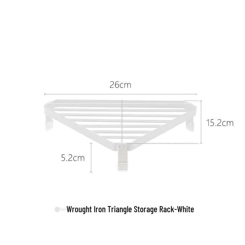 Japanese Metal Iron Kitchen Shelf: Triangle Corner Pot Rack, Anti-scalding, Multi-functional Storage Organizer