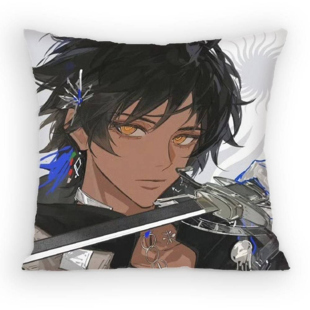 Game Arknights Thorns Pillow Case Antidustmite Pillowcase Invisible Zipper Silky Sofa Cushion Cover for Bedroom
