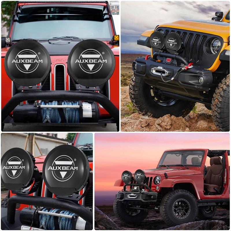 Auxbeam 7 Inch/9 Inch Round LED Driving Light Cover for Truck Pickup Offroad (Only Light Cover)