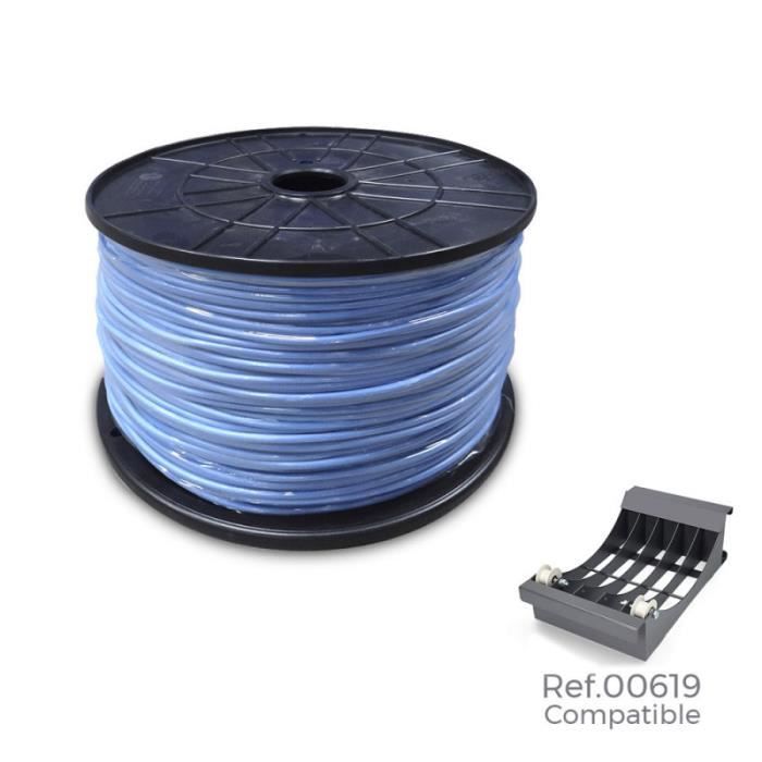 Bobine Cable Flexible 2,5mm Bleu 800mts (bobine Grande Ø400x200mm)