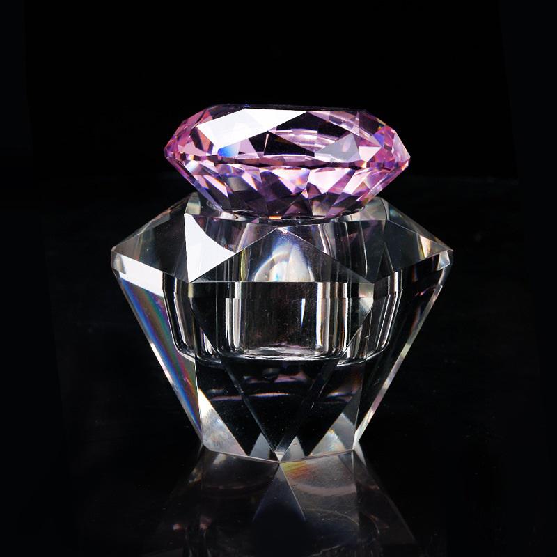 

1 шт. Акриловая жидкость для посуды Радужная Прозрачная стеклянная чашка с крышкой Миска для акриловой пудры Набор инструментов для нейл-арта прозрачный