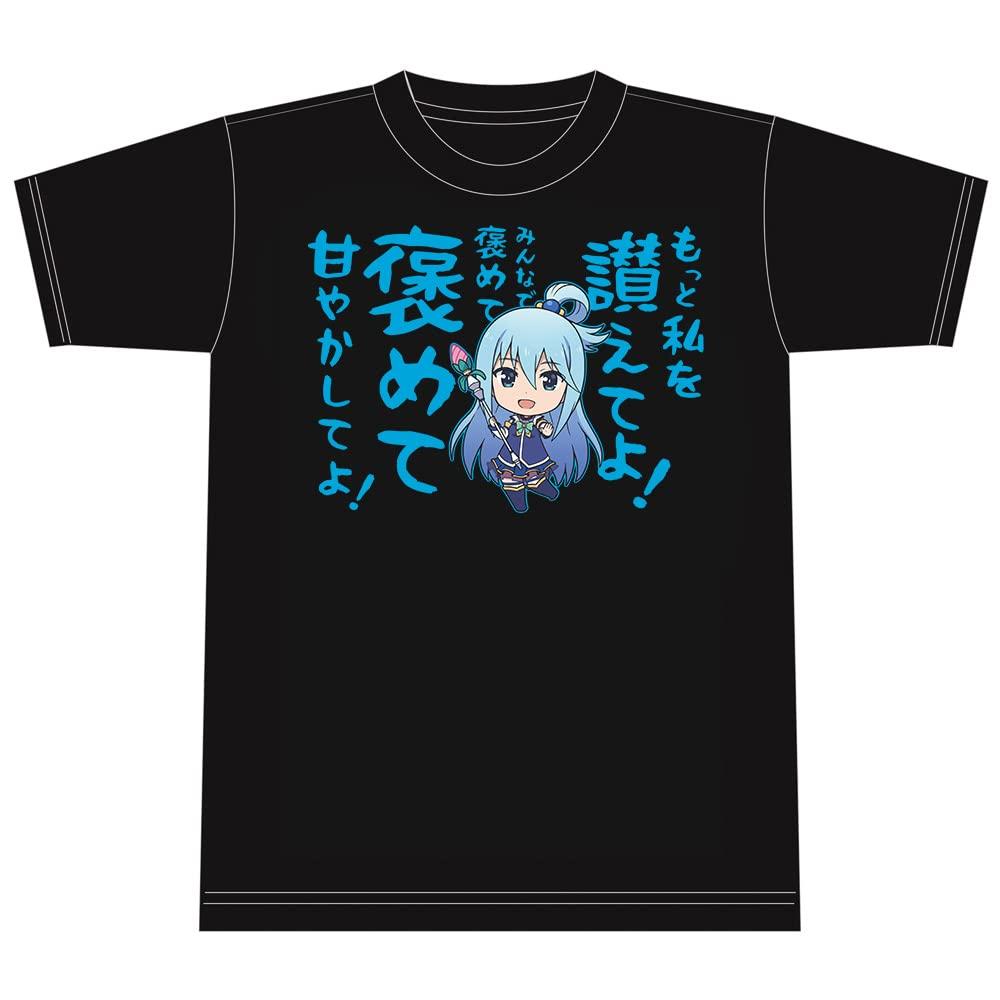 Azu Maker Blessing On This Wonderful Legend of Crimson L Size Movie God's World! T-Shirt [Aqua]