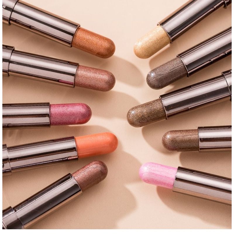 BEAUTY GLAZED - 2 in 1 Dual Head Eyeshadow Stick + Smudger - 10 Colours