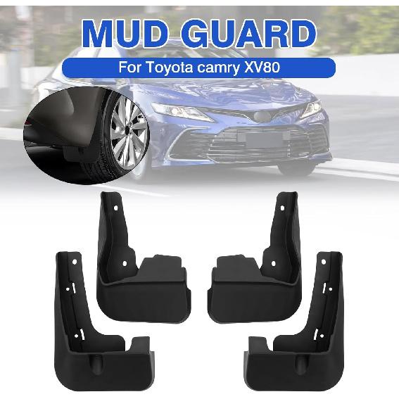 Autorder Mud Flaps Splash Guards For 2025-2026 Toyota Camry LE/SE/XLE/XSE Accessories Mudflap Fender Flares Front And Rear Mud Guard Set 4PCS