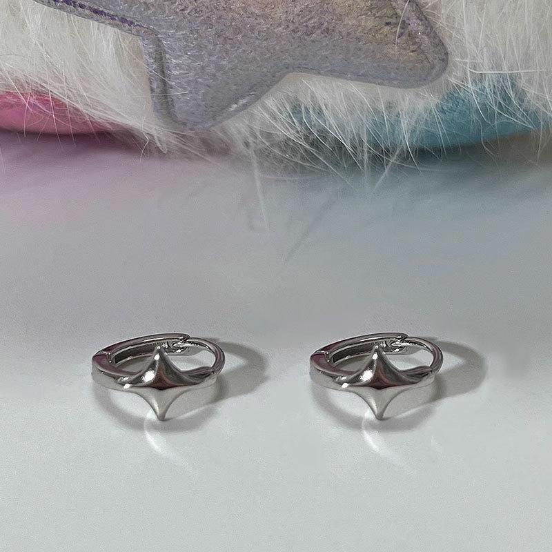 Four-pointed Star Ear Buckles High-end Niche Ear Rings Without Taking Off Ear Bone Rings Small Ear Studs