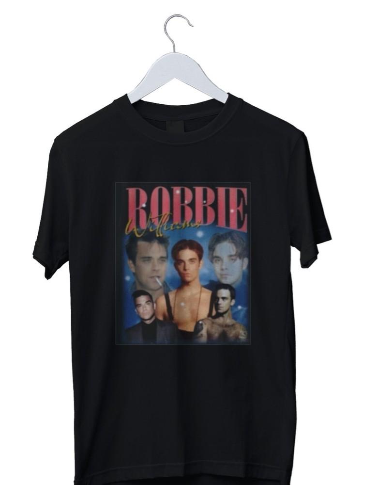 

Robbie Williams Vintage Homage Mens Graphic TShirt S M L XL 2 3 4 XL Unisex T-Shirt XXL