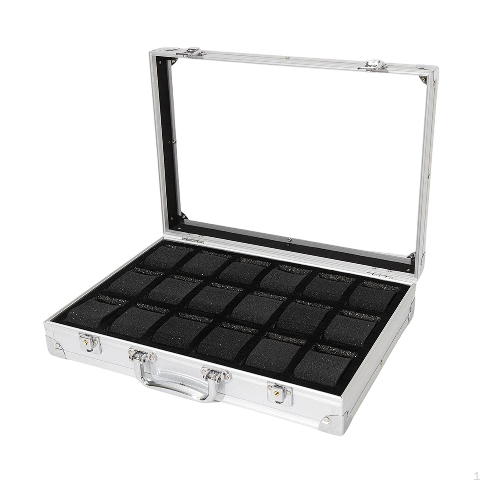 

Роскошная коробка для часов для мужчин с ручкой, органайзер, портативный дисплей для переноски